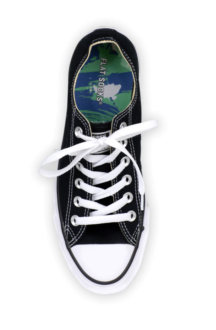 Flat Socks in Brush Stroke