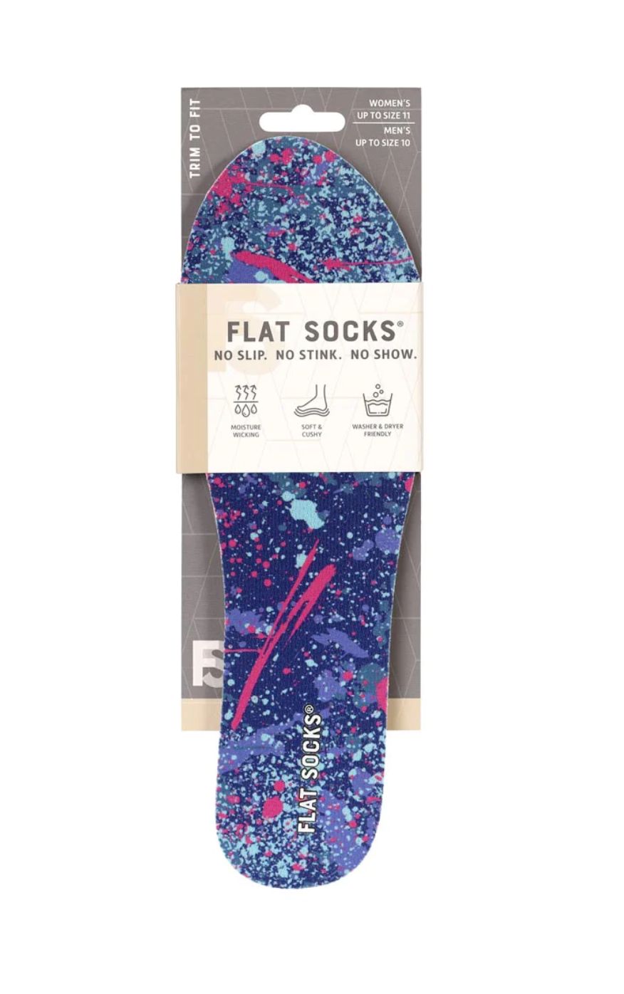 Flat Socks in Neon Explosion