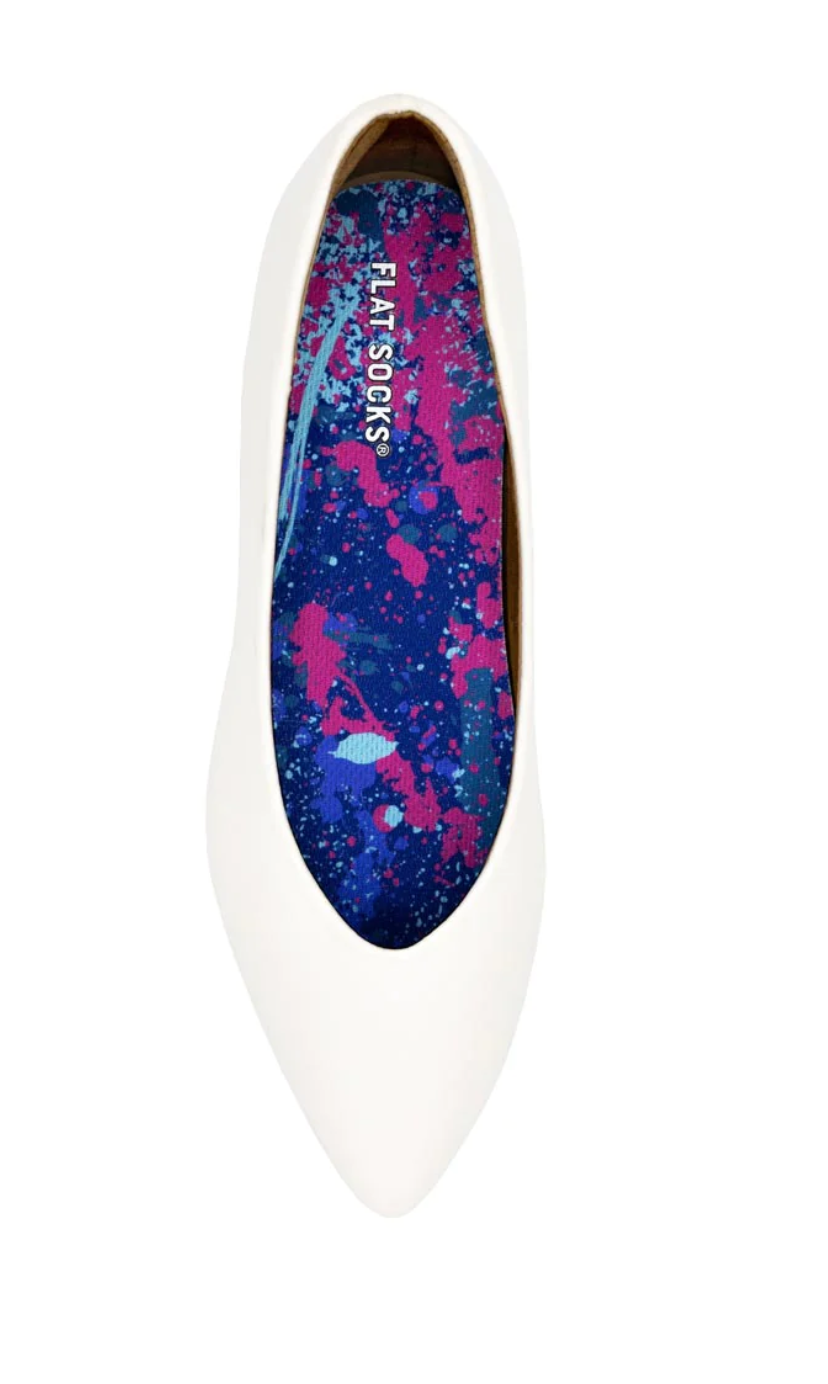 Flat Socks in Neon Explosion