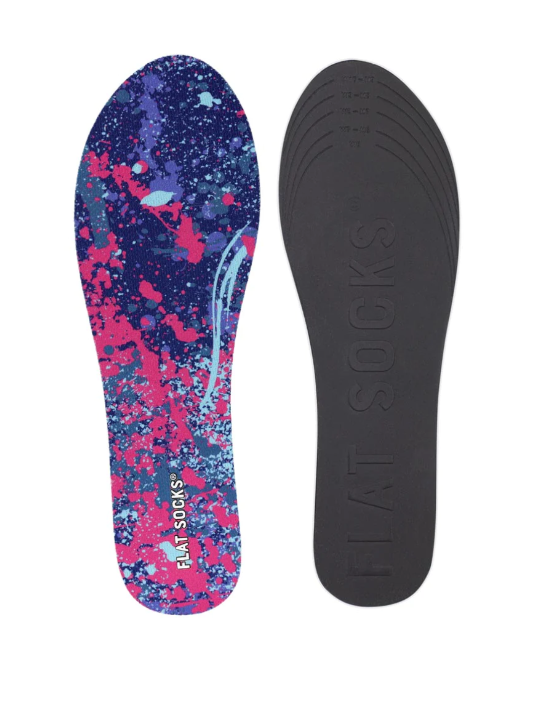 Flat Socks in Neon Explosion
