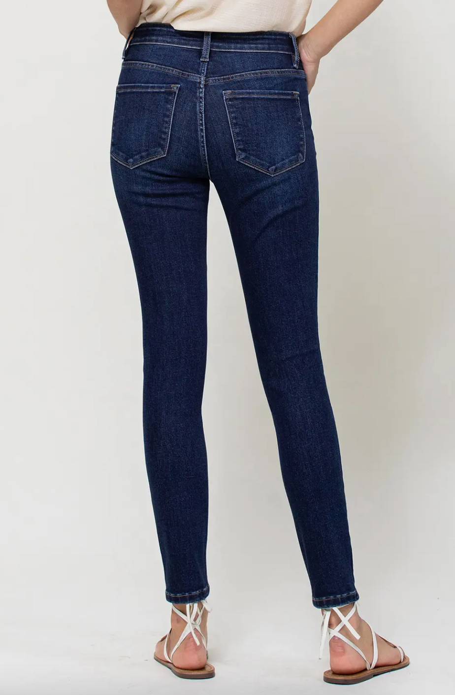 The Staple Skinny Jeans by Vervet - Dark Wash