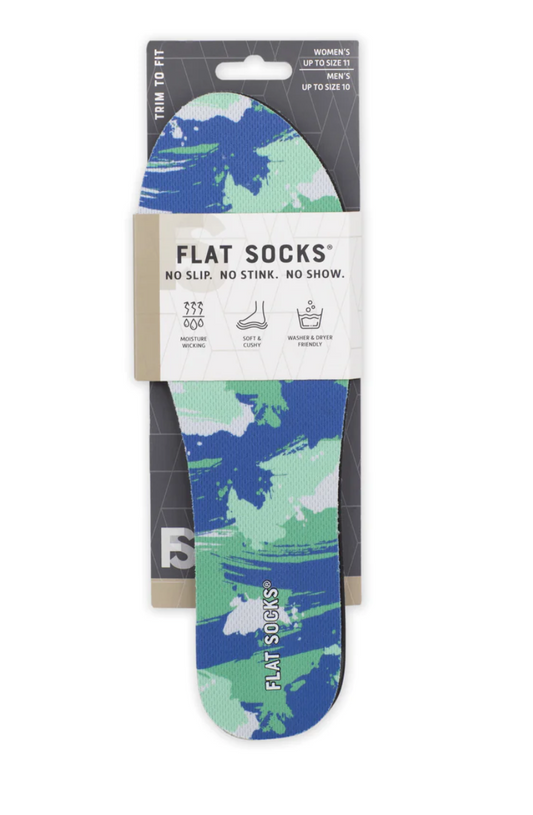 Flat Socks in Brush Stroke